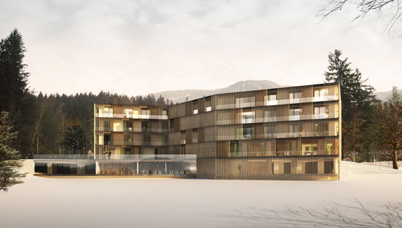 Umbau und Erweiterung Schülerheim „Waldheim“ in Bruneck (Bz), 2010